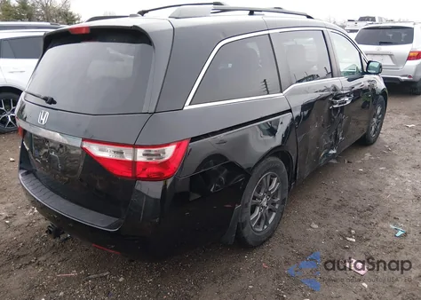 2012 Honda Odyssey Ex-L z USA, uszkodzony, nr VIN 5FNRL5H62CB141503